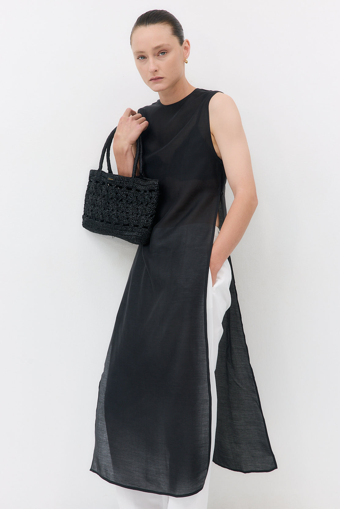 Sheer Midi Cover Up