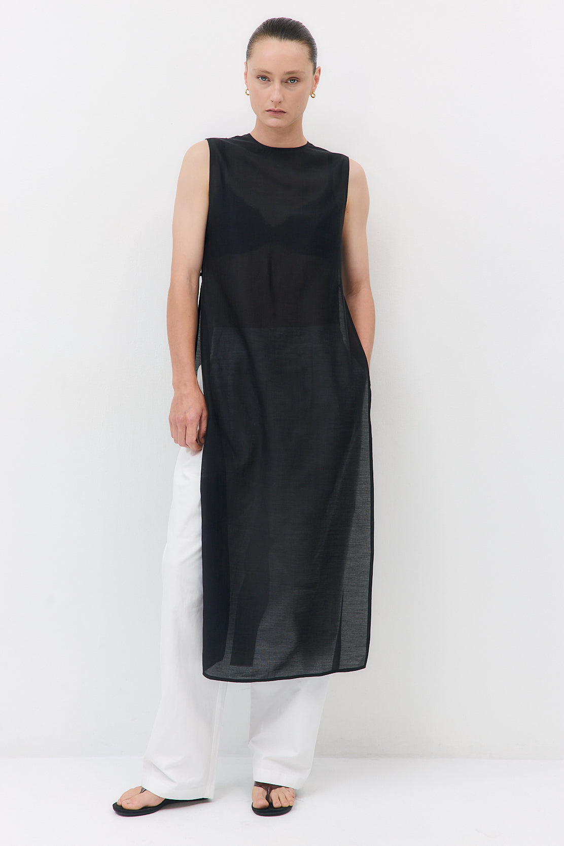 Sheer Midi Cover Up
