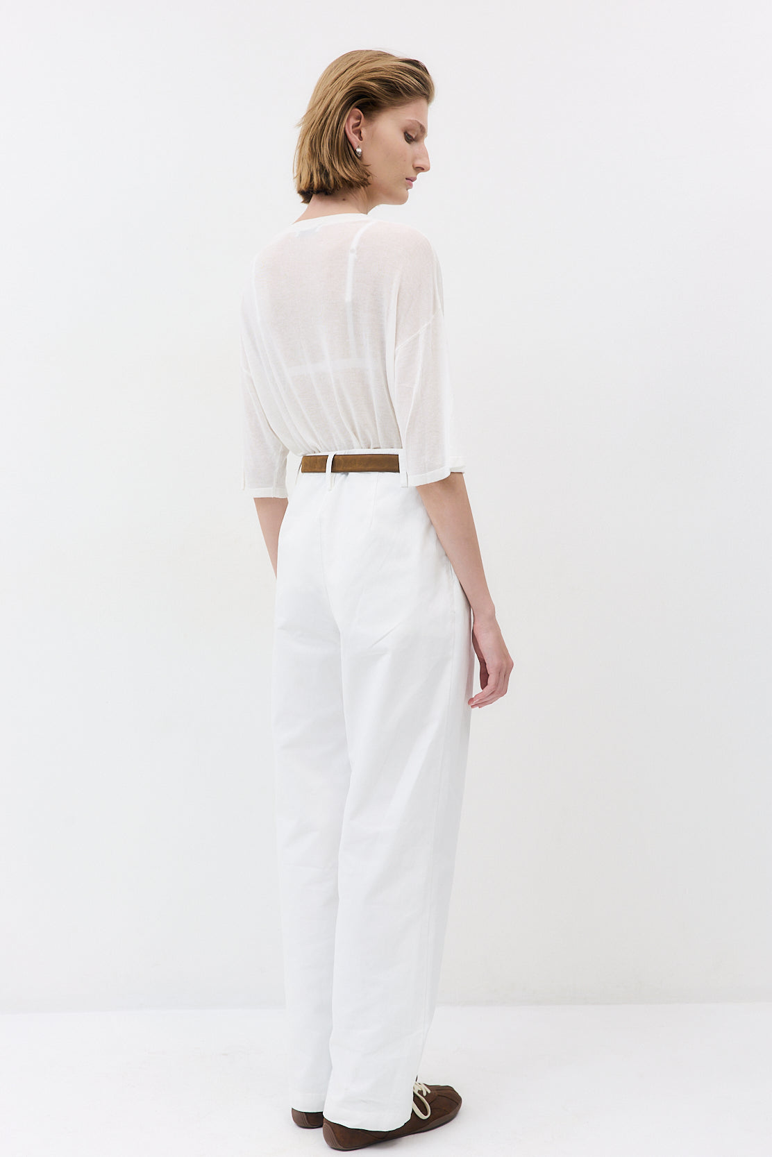 Semi Sheer Oversized Top