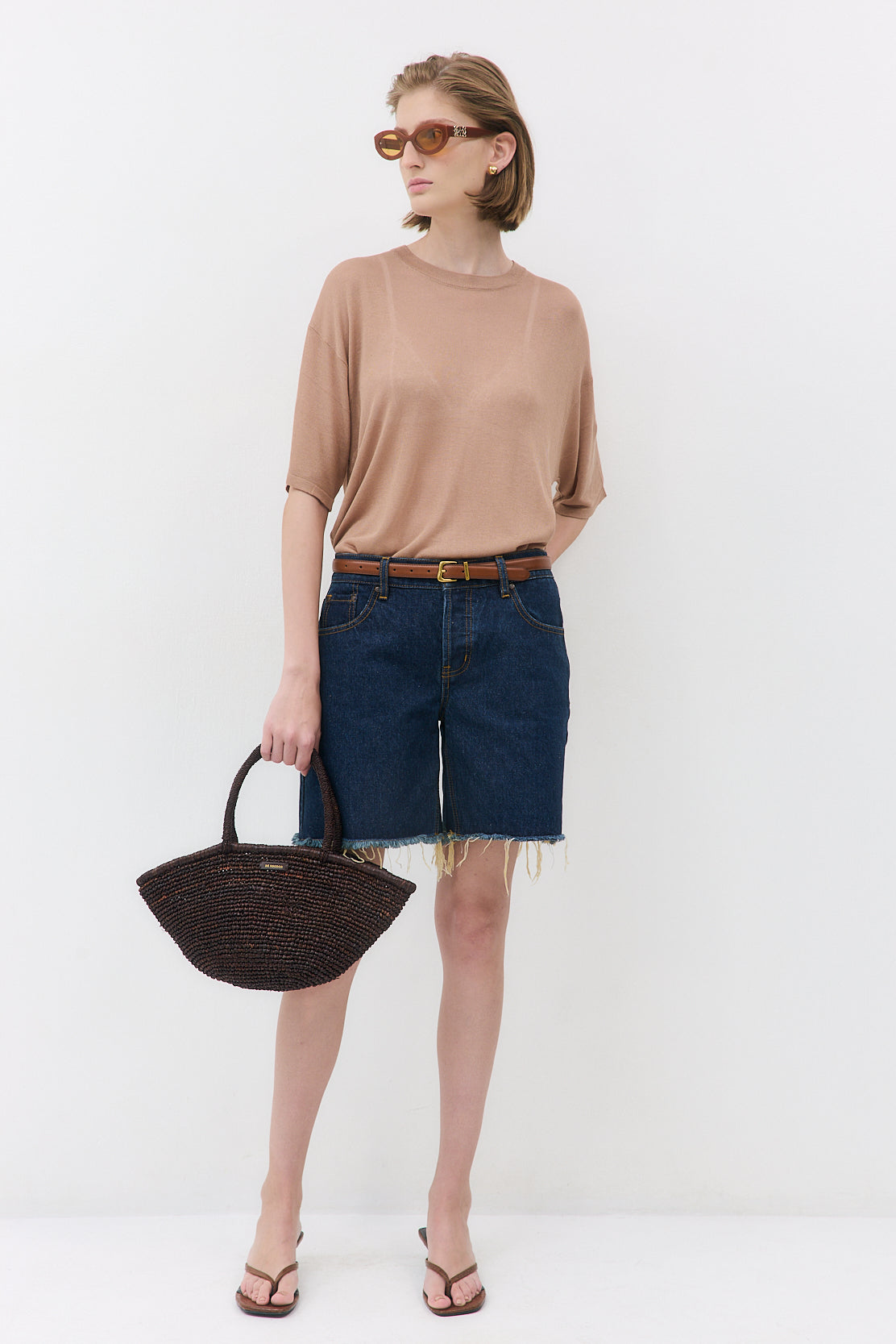 Semi Sheer Oversized Top