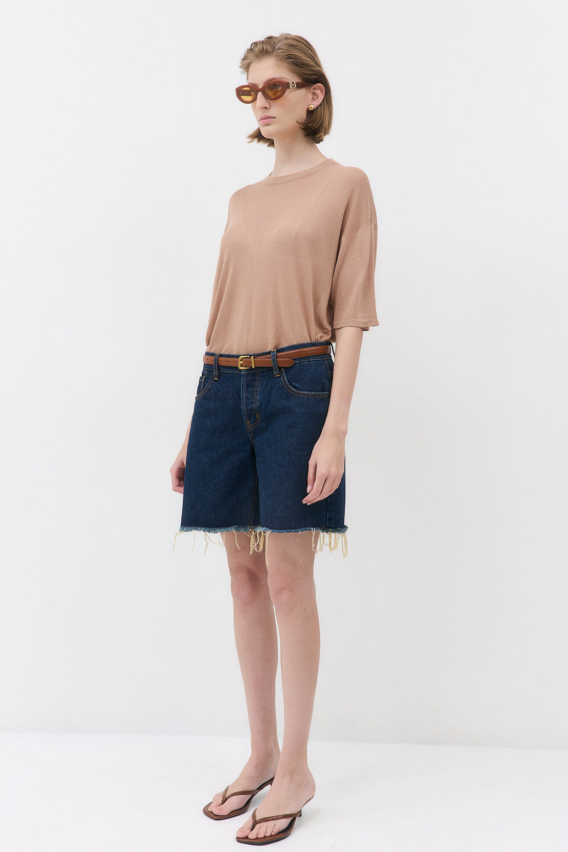 Semi Sheer Oversized Top