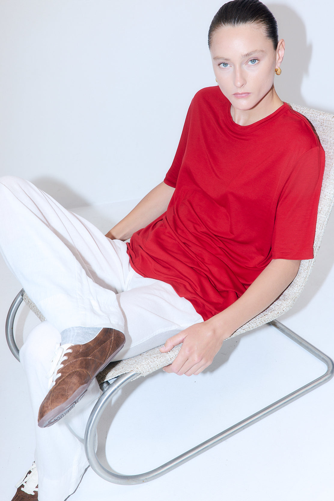 Oversized Crew Neck T Shirt