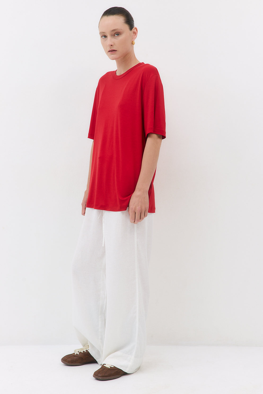 Oversized Crew Neck T Shirt