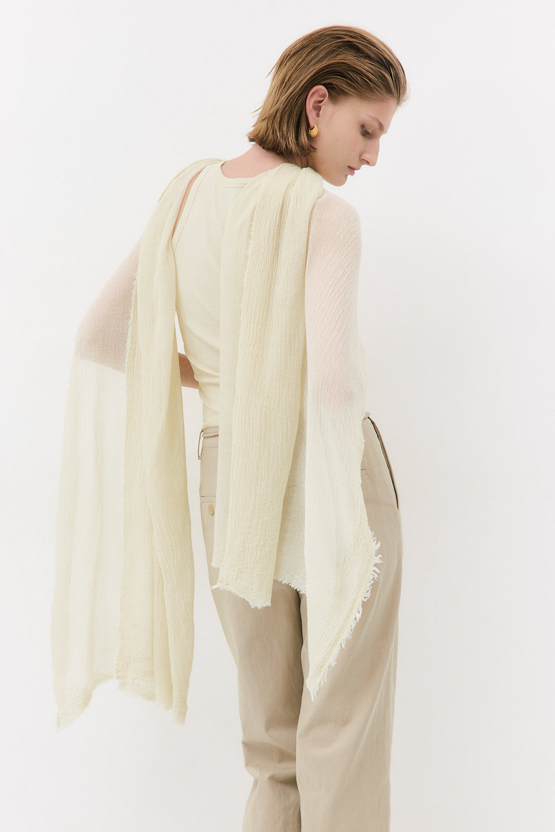 Semi Sheer Shawl