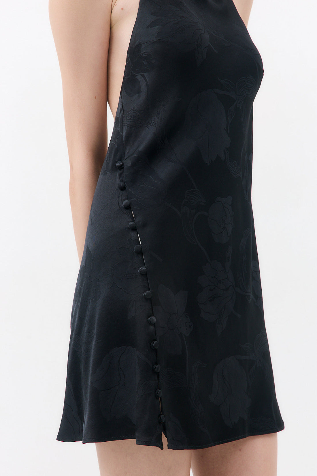 Satin Drape Mini Dress D Rococo Satin Drape Mini Dress D Rococo