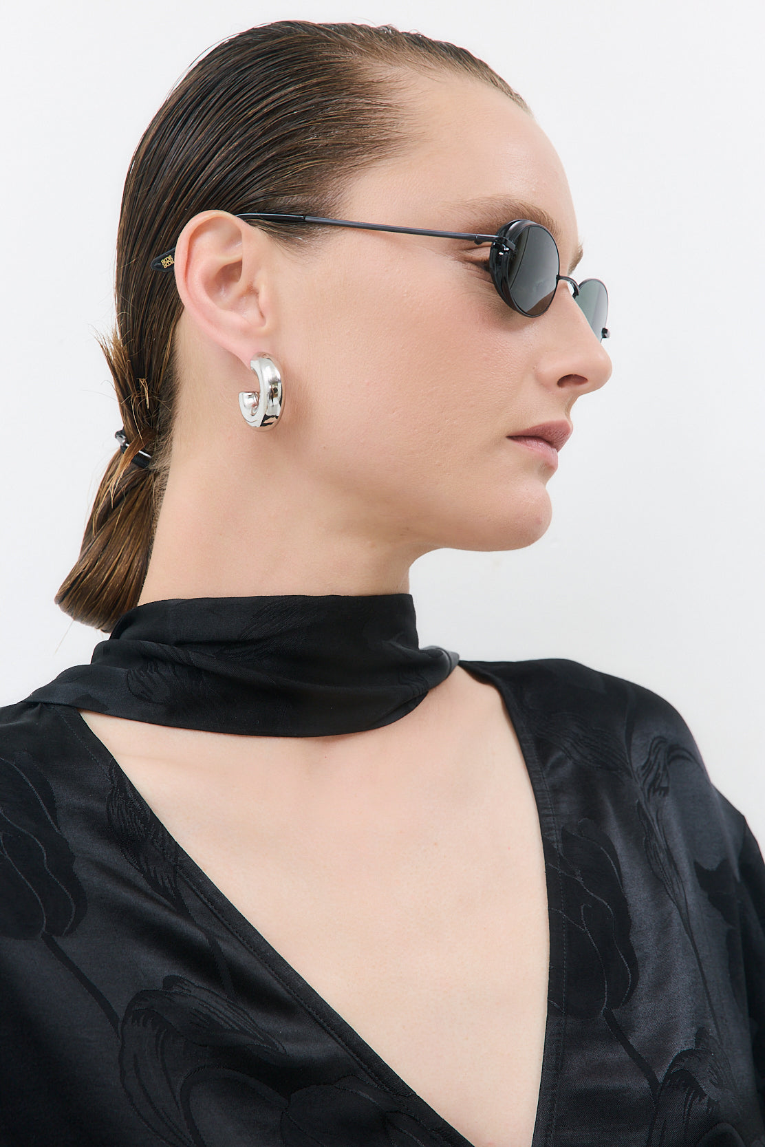 Skinny Satin Scarf