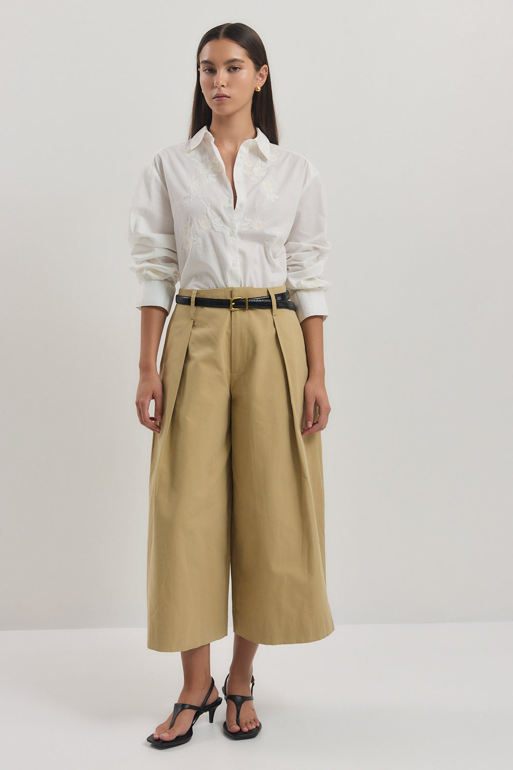Embroidered Button Down