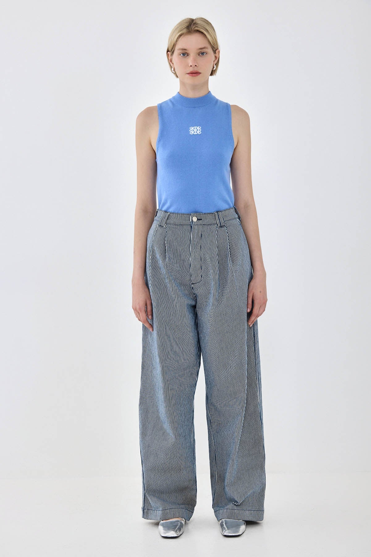 Sporty Knitted Sleeveless Tank Top - Dé Rococo