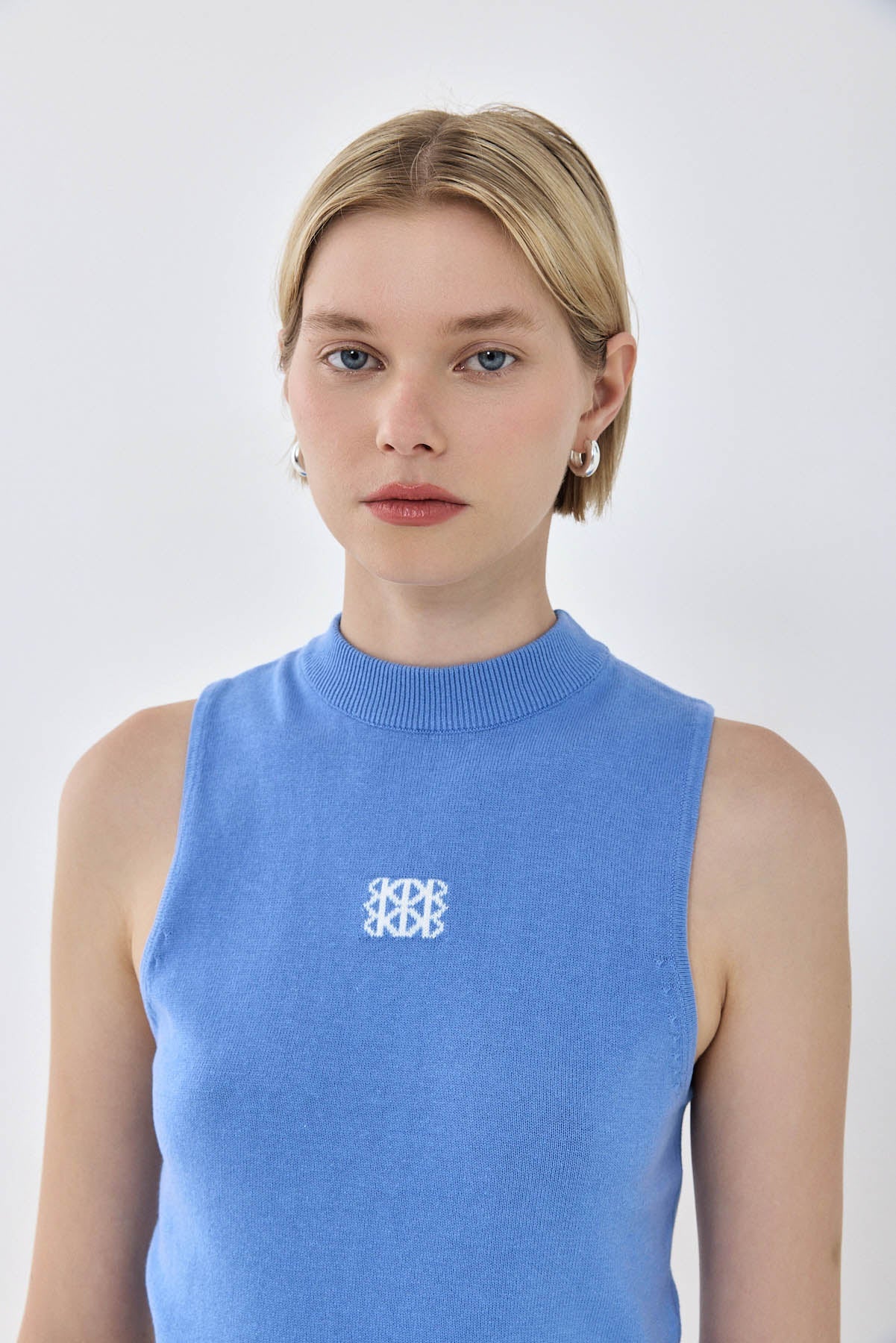 Sporty Knitted Sleeveless Tank Top - Dé Rococo