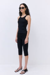 Classic Ribbed High Scoop Tank