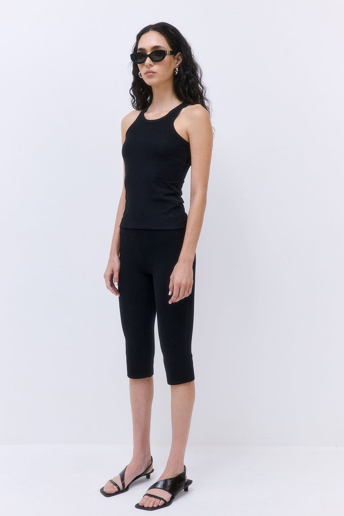 Classic Ribbed High Scoop Tank