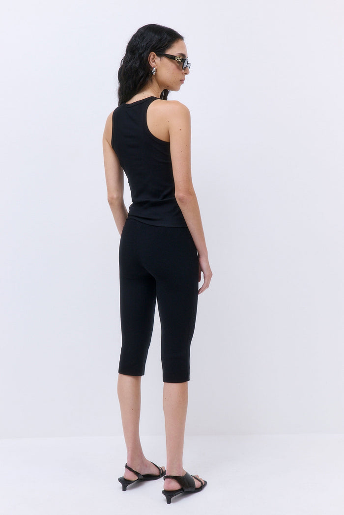 Classic Ribbed High Scoop Tank