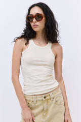 Classic Ribbed High Scoop Tank