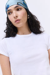 Classic Ribbed Fitted T Shirt