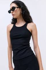 Classic Ribbed High Scoop Tank