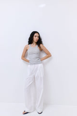 Classic Ribbed High Scoop Tank