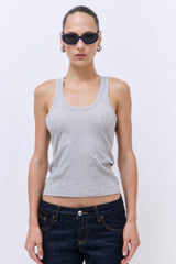 Classic Ribbed Low Scoop Tank