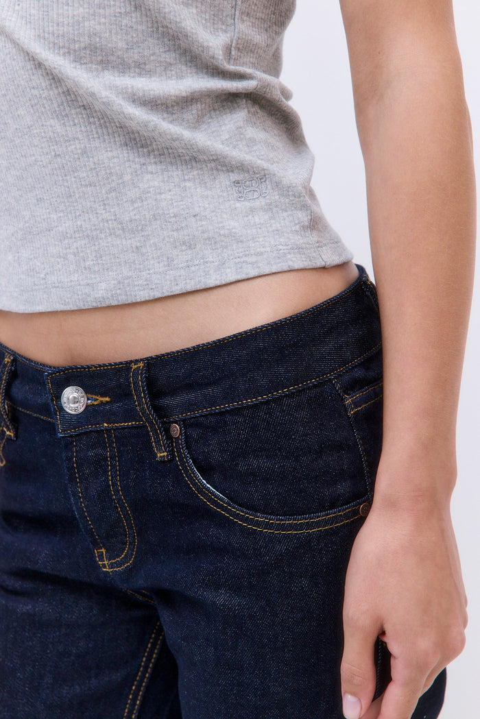 Classic Ribbed Low Scoop Tank