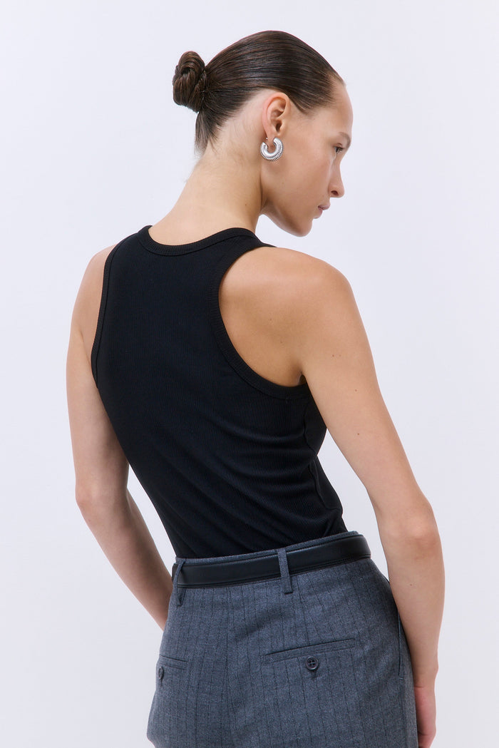 Classic Ribbed Low Scoop Tank