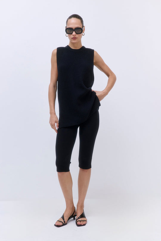 Oversized Crewneck Vest