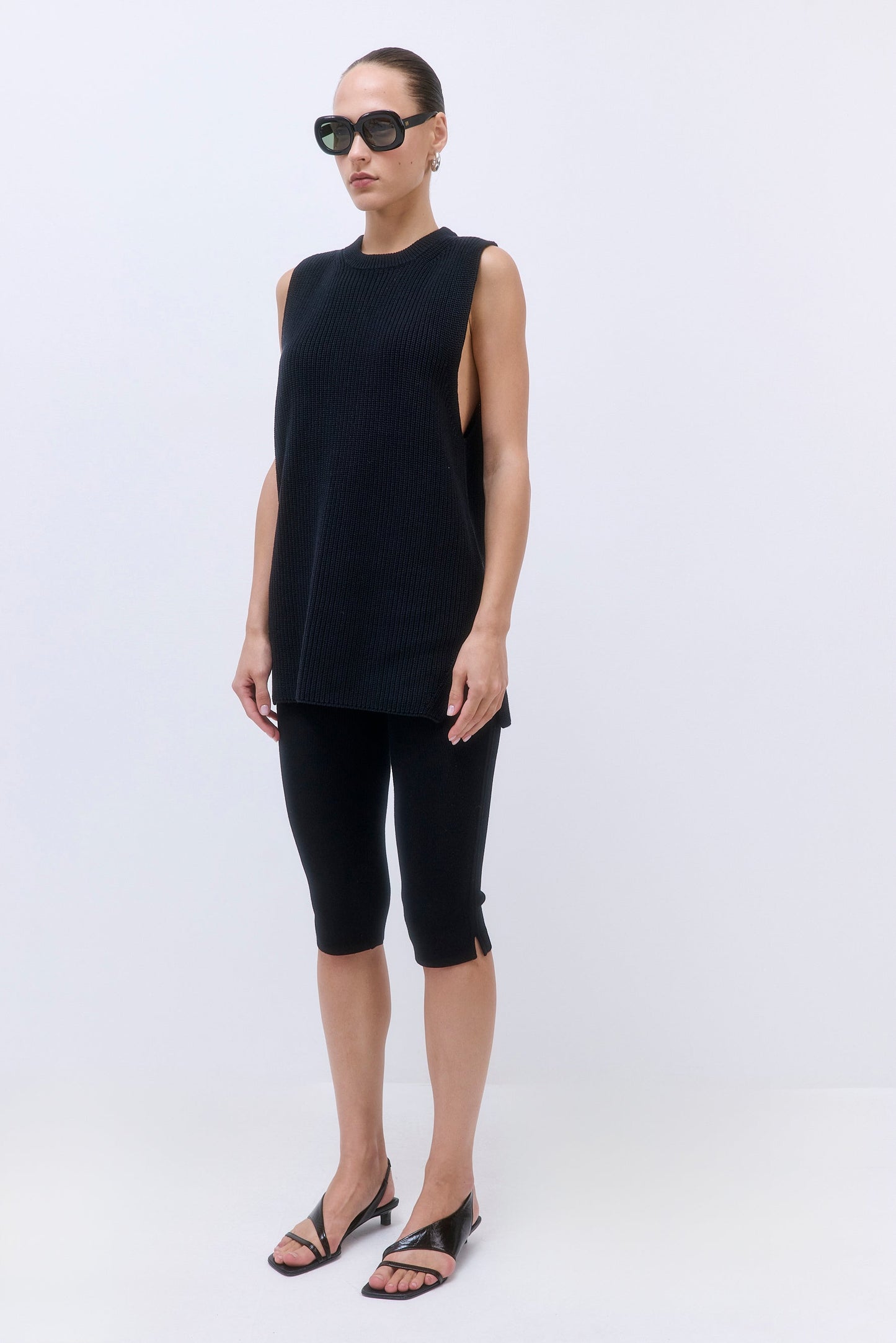 Oversized Crewneck Vest