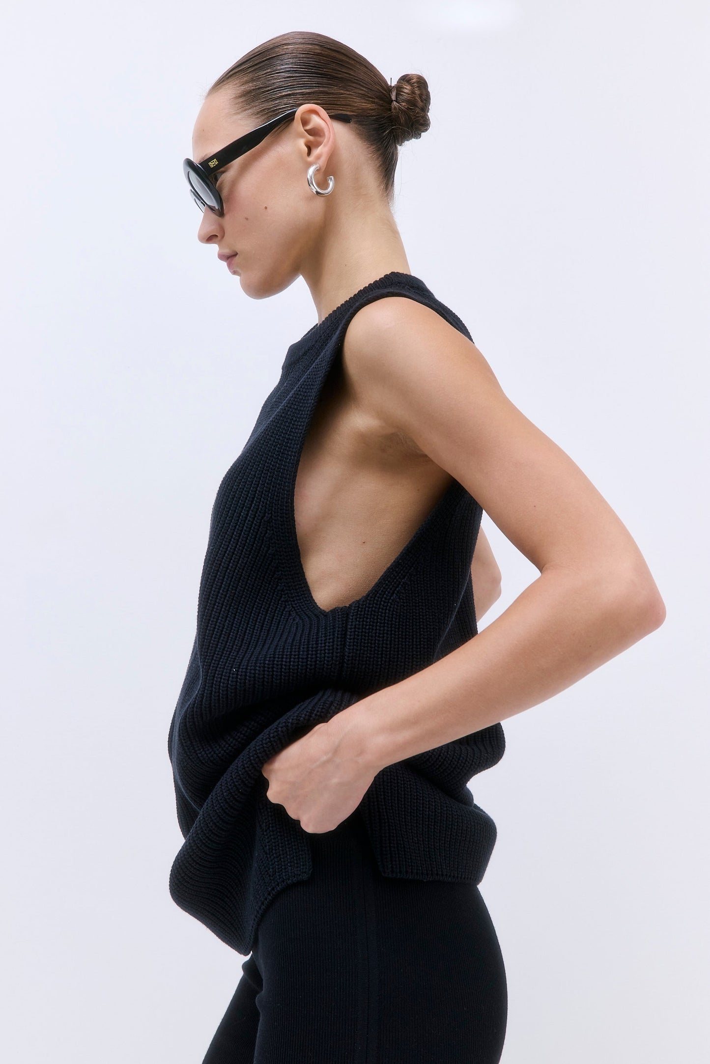 Oversized Crewneck Vest