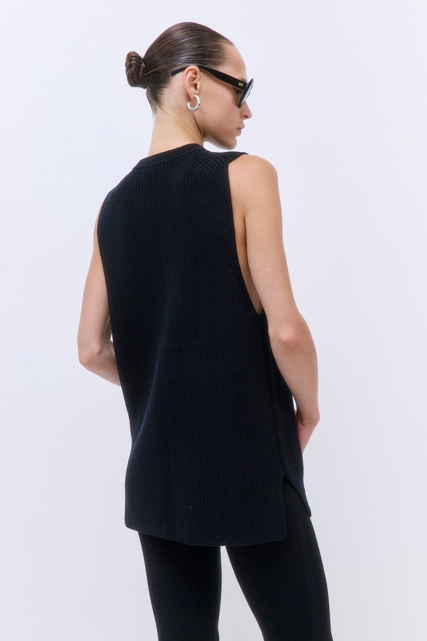 Oversized Crewneck Vest
