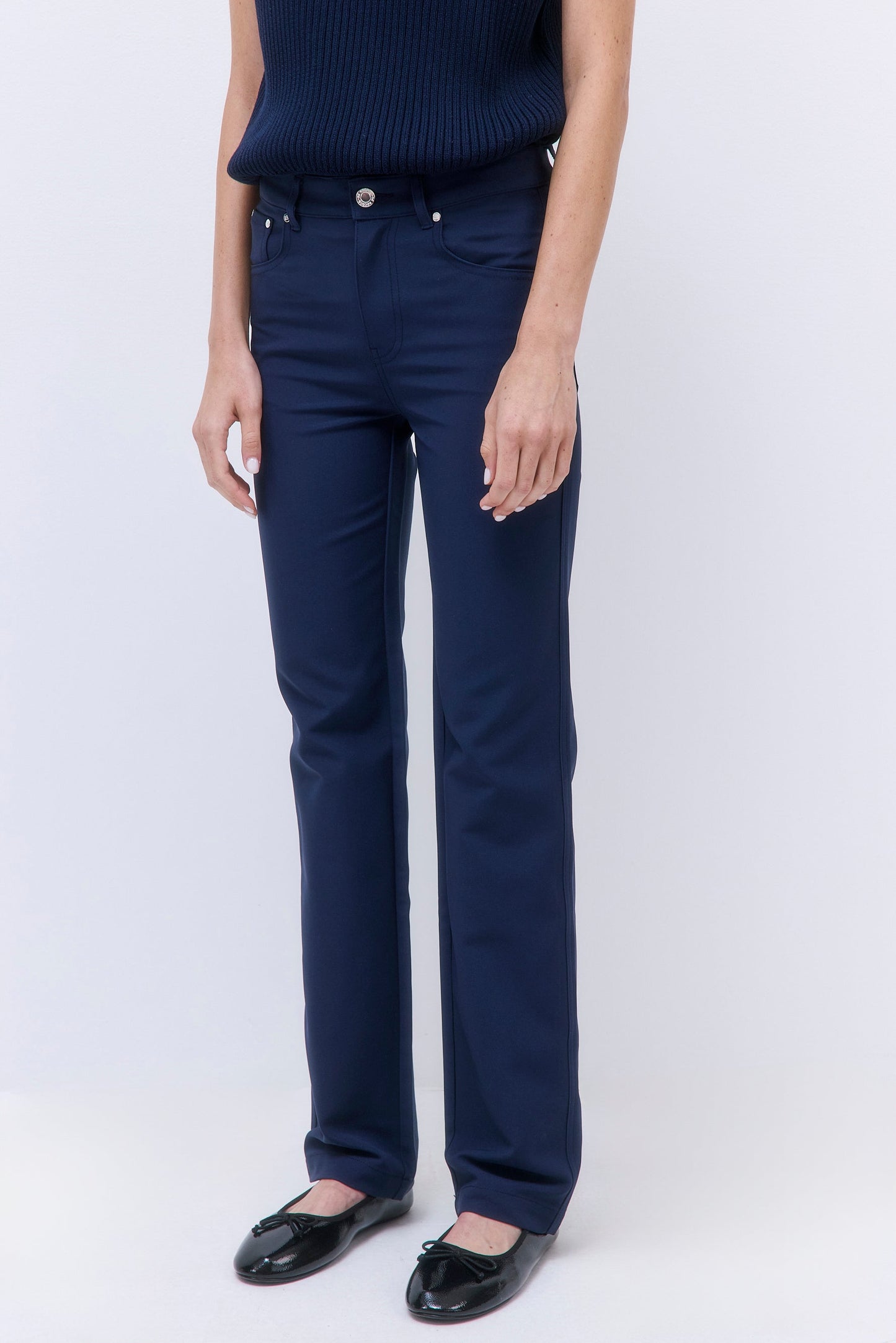 Stretchy Straight Leg Pants