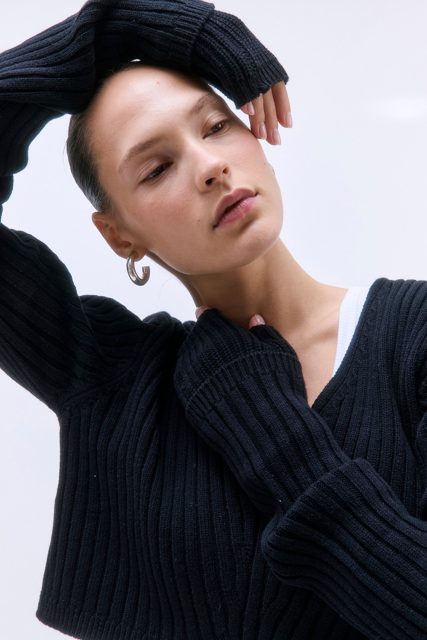 Fingerless Knit Gloves