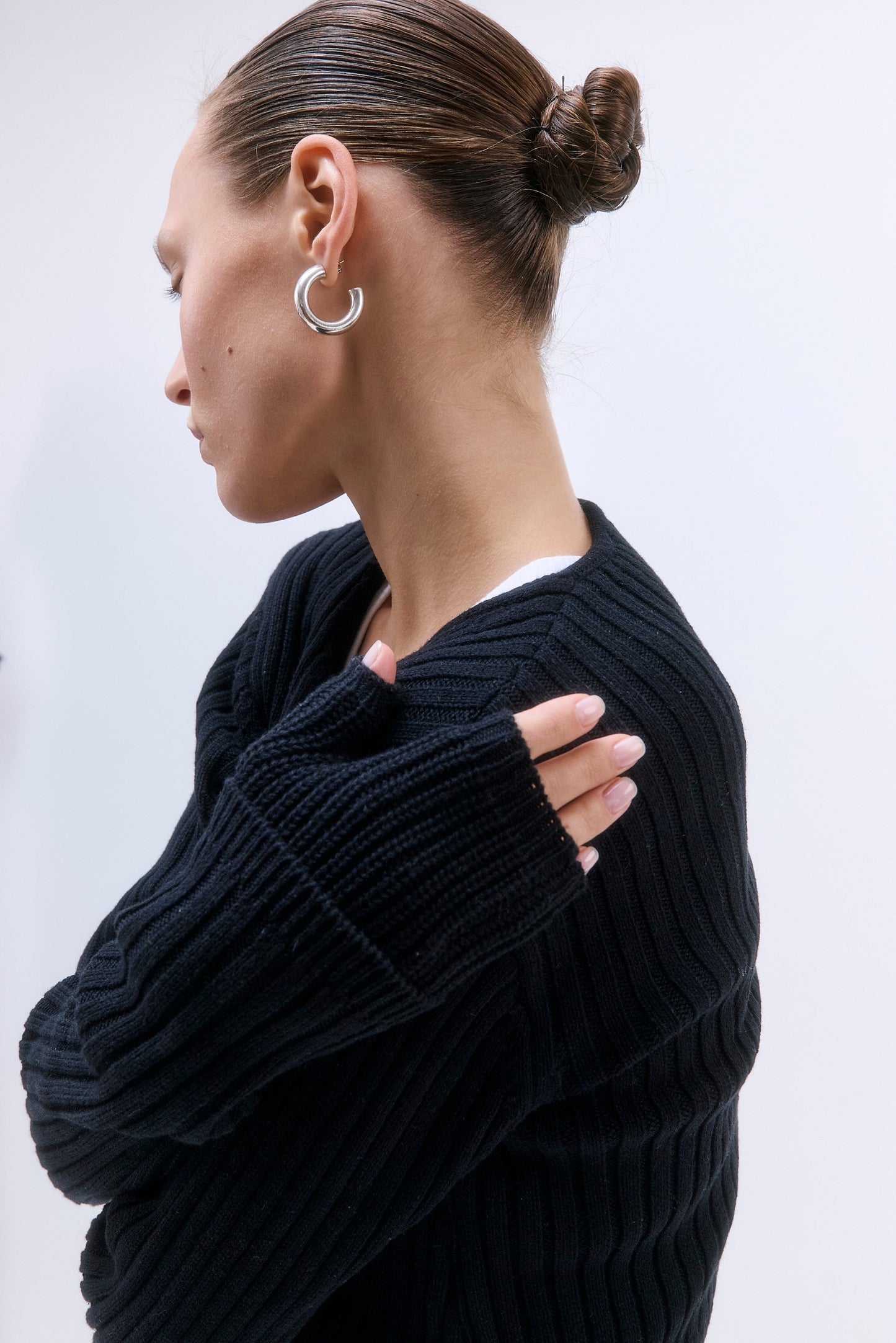 Fingerless Knit Gloves