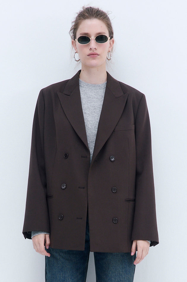 Oversized Double Breasted Daddy Blazer