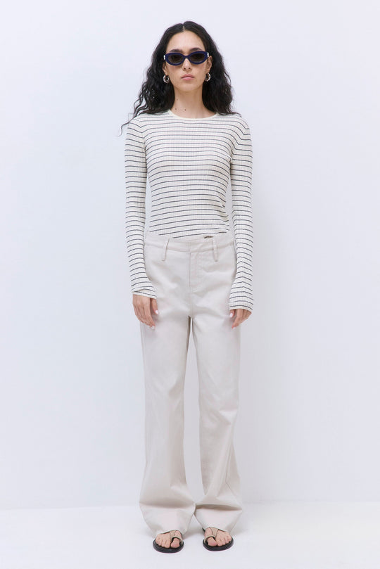 Long Sleeved Ribbed Knit