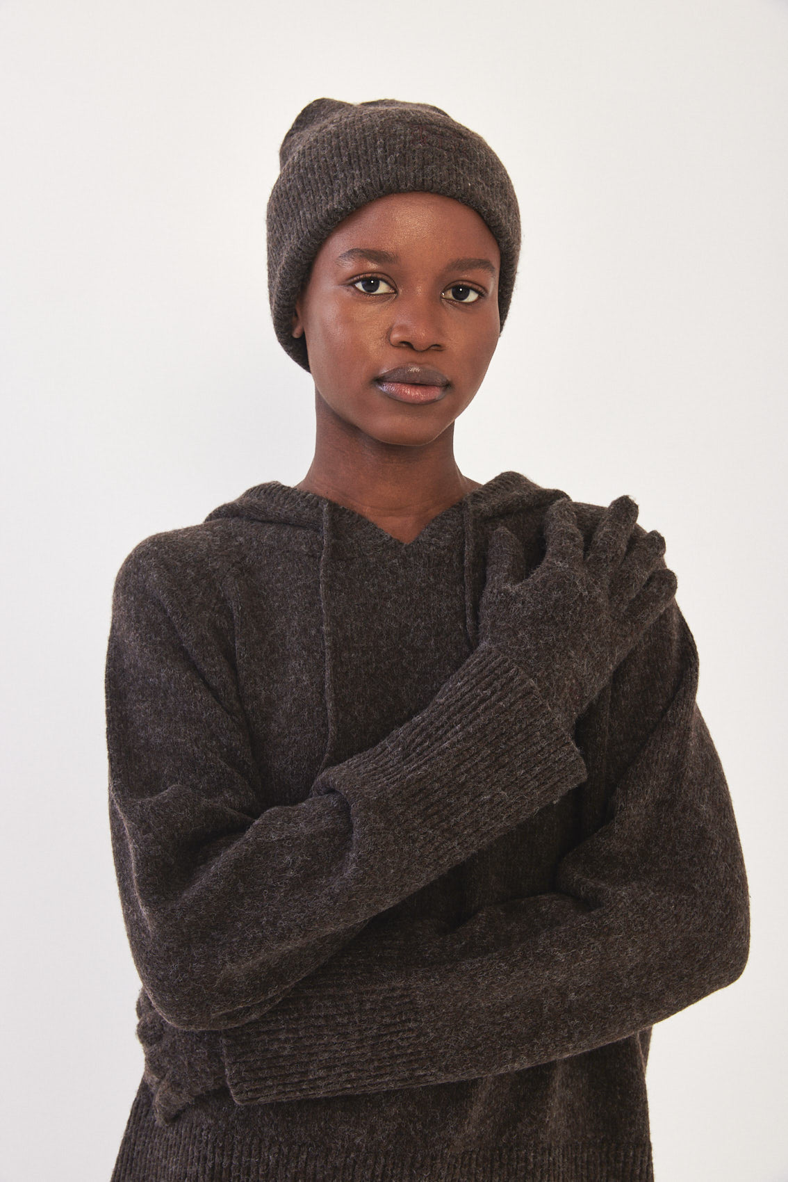 Thick Knitted Gloves - Dé Rococo