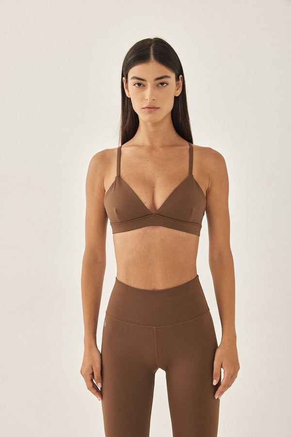 Buy SKIMS Brown Fits Everybody Triangle Bralette for Women in Kuwait
