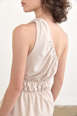 Gathered one shoulder top