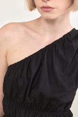 Gathered One Shoulder Top