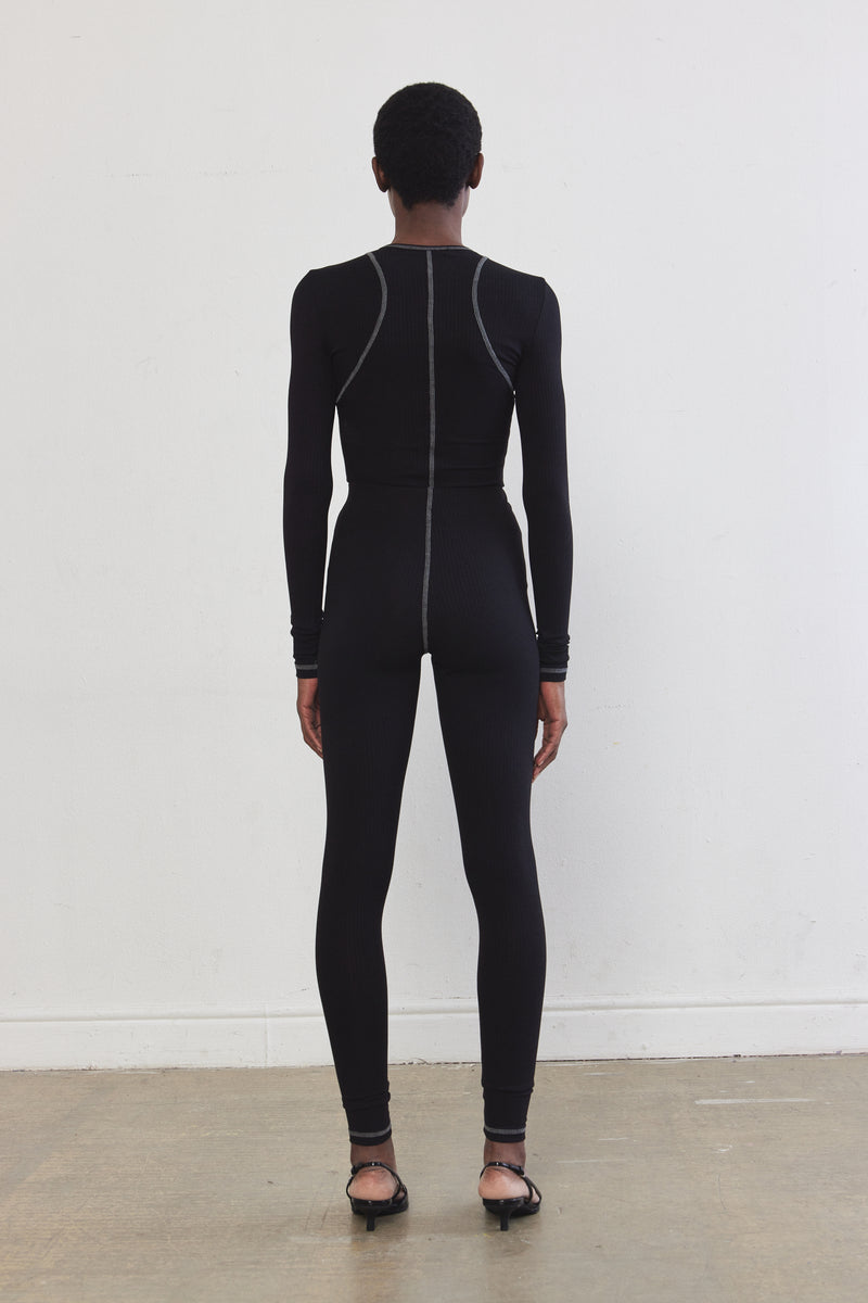 Flat-Lock Ribbed Bodysuit – Dé Rococo