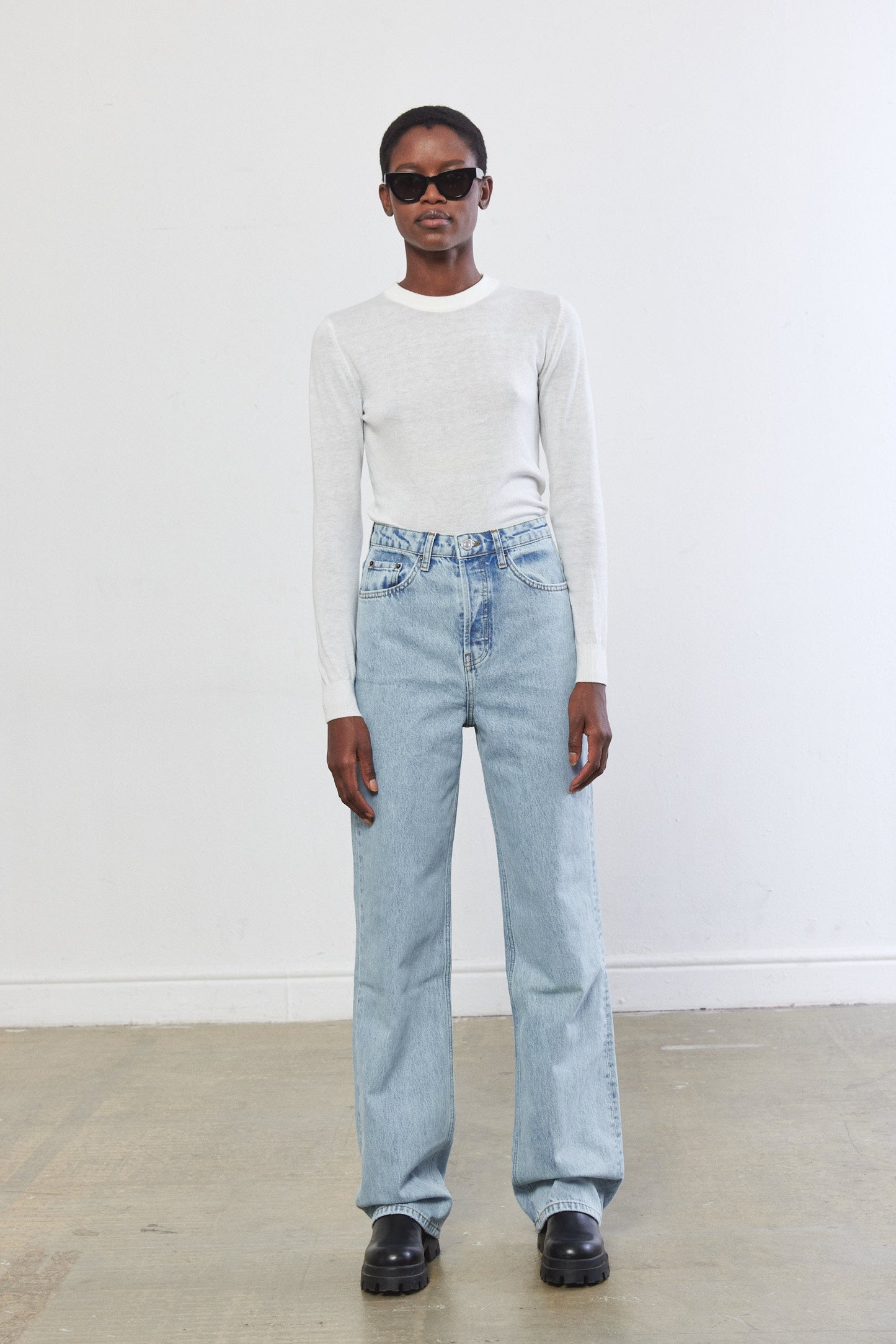 No.8| High Waisted Wide Leg Denim