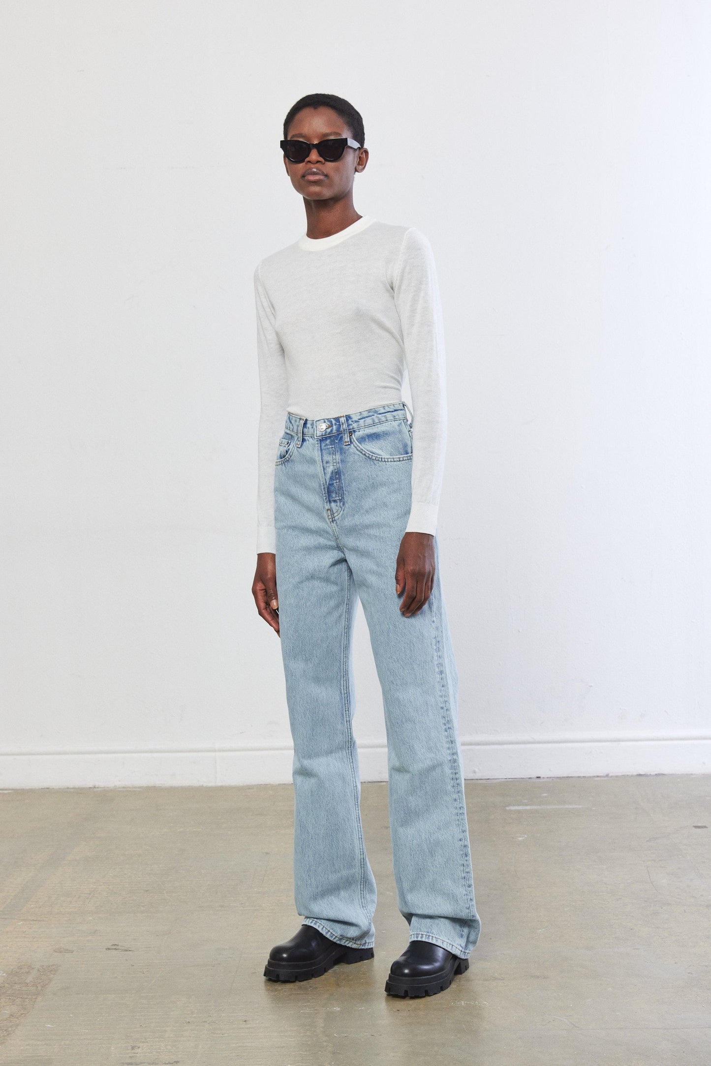 No.8| High Waisted Wide Leg Denim