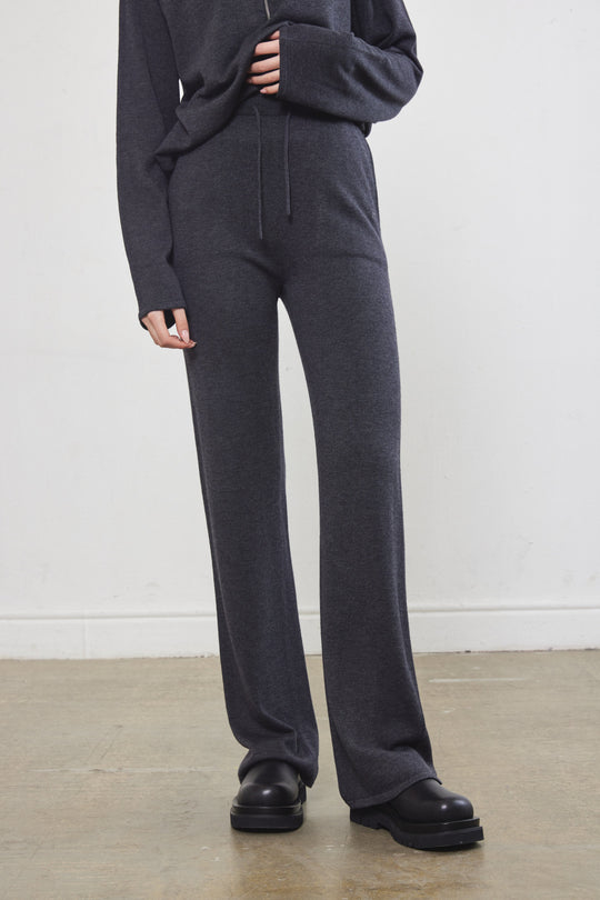 Knitted Flowy Pants - Dé Rococo