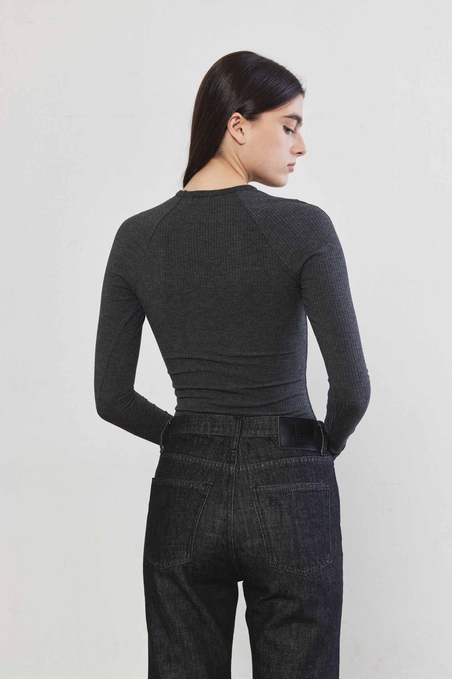 Princess Cut Flat-Lock Ribbed Top