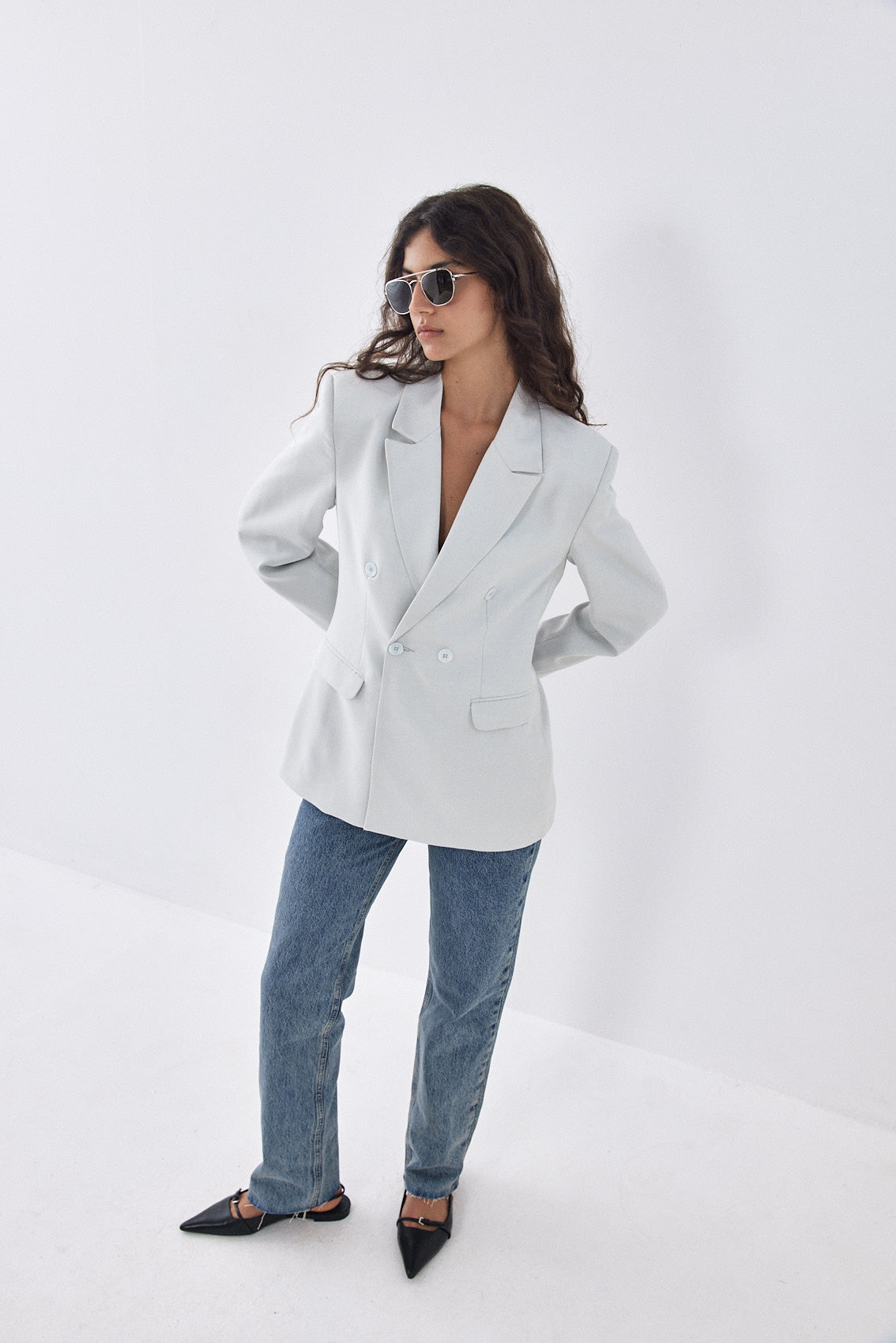 Fitted Waist Daddy Blazer - Dé Rococo