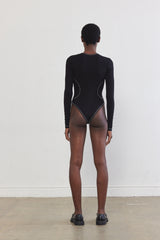 Flat-Lock Ribbed Bodysuit