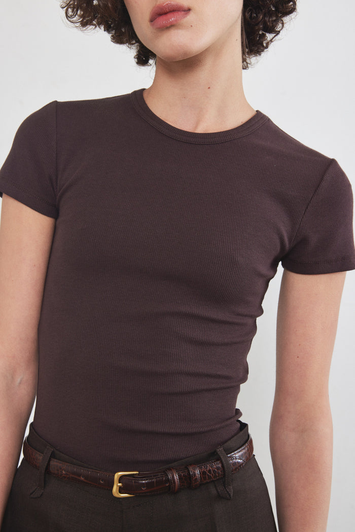 Ribbed T Shirt