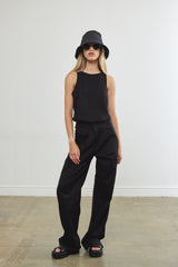 Wide Leg Cotton Pants