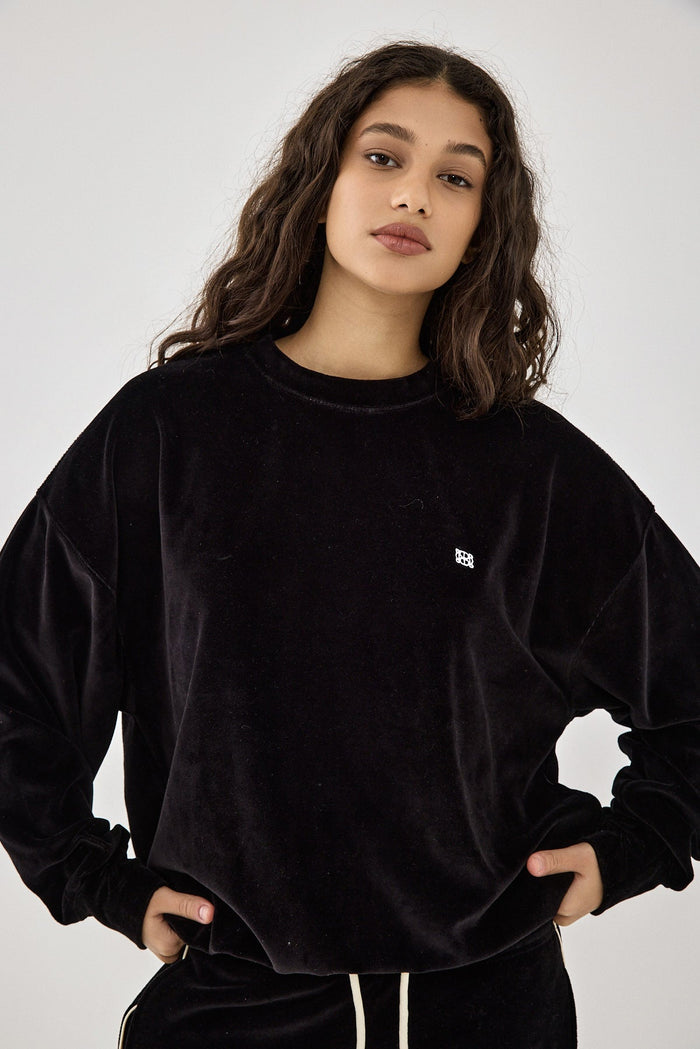 Velvet Sweatshirt