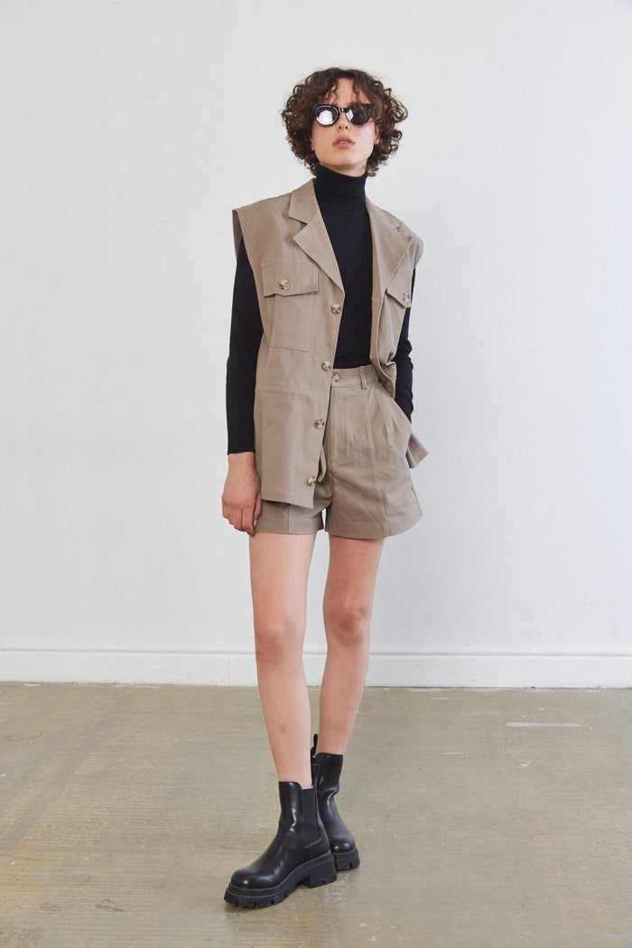 Cotton Cargo Vest