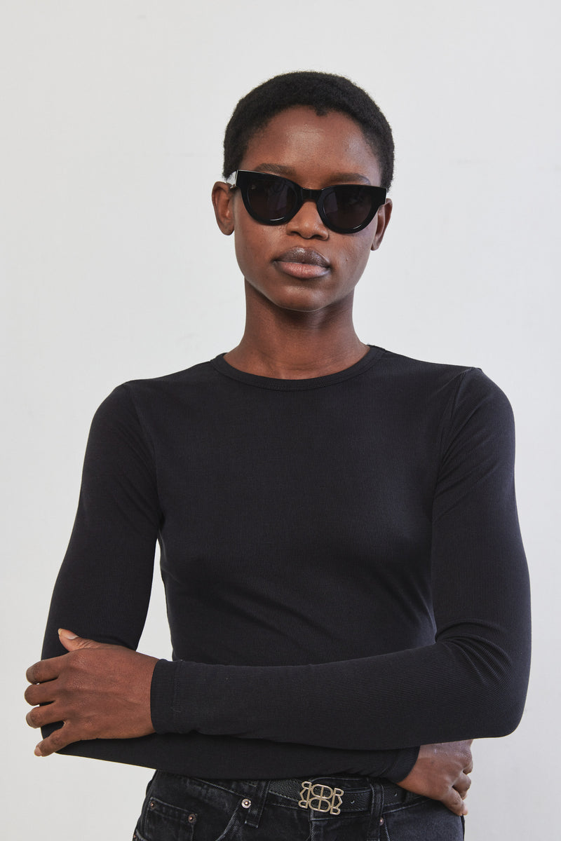 Soft Ribbed Long Sleeve Shirt