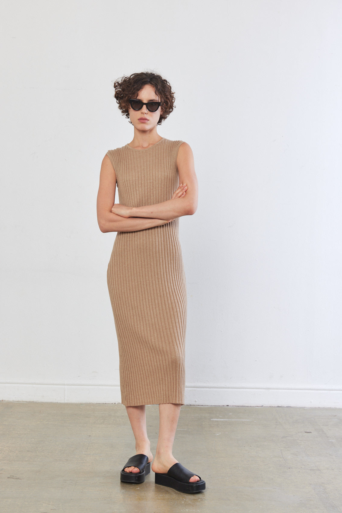 Knitted Muscle T Dress