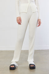 Knitted Straight Pants
